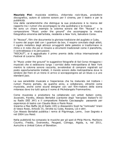 Maurizio Pini: musicista eclettico, autore di colonne sonore per il