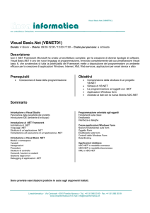 Visual Basic.NET - Linea Informatica