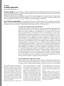 La dotta ignoranza - Mondadori Education