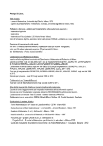 Progetto Prodi : Scoprire la Matematica (per il triennio) in sei