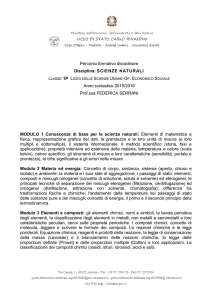 scienze naturali - Liceo Carlo Rinaldini