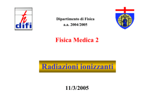 Radiazioni ionizzanti