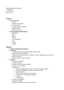 programma 2C_scienze - Liceo Scientifico Statale Einstein Milano