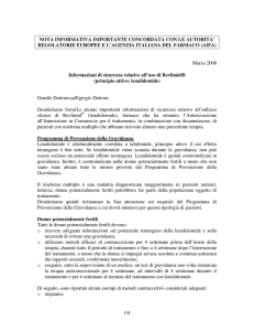 1/4 NOTA INFORMATIVA IMPORTANTE CONCORDATA CON LE