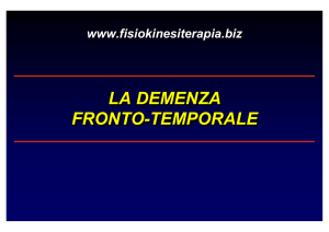 la demenza fronto-temporale la demenza fronto