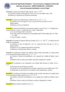 ESERCITAZIONE (E2) - Università degli studi di Bergamo