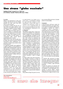 Uno strano “globo vescicale”