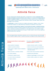 scheda Attività fisica