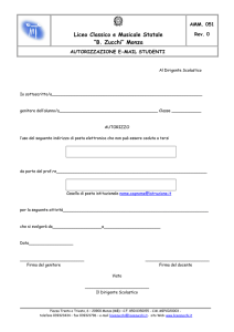 AMM 051 Rev_0 Autorizzazione_e-mail_studenti