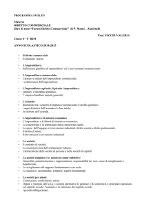 Materia DIRITTO COMMERCIALE libro di testo “Forum Diritto