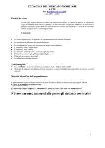 economia del mercato mobiliare