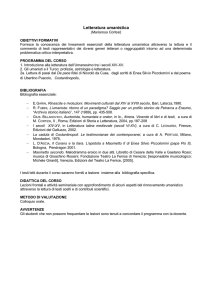 Letteratura umanistica - Dipartimento di Musicologia