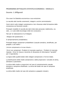 programma dettagliato