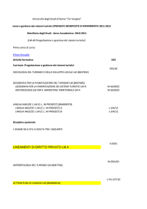 lineamenti di diritto privato lm a - Università degli Studi di Roma "Tor