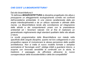 Principi di Ecodesign principi di Bioarchitettura - Arch