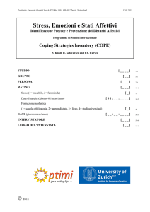 Stress, Emozioni e Stati Affettivi