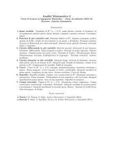 Analisi Matematica 2