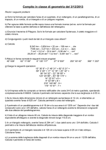 Compito in classe di Matematica