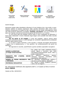 Lettera alle famiglie - Comune di Casale sul Sile
