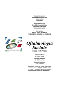 Oftalmologia Sociale
