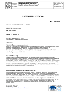 2A - Amatulli - Tedesco - Liceo Linguistico "A.MANZONI"