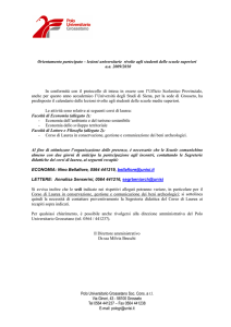 comunicazione calendario incontri OSP-1