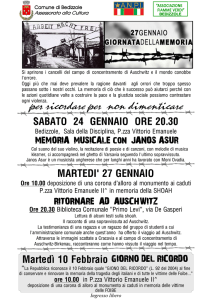 giornata della memoria