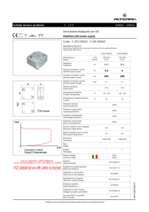 Scheda tecnica prodotto C - L E D     350042