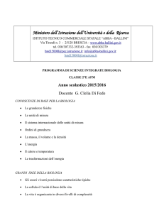 Anno scolastico 2015/2016