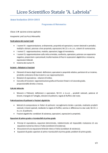 Liceo Scientifico Statale “A. Labriola”