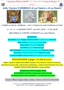 il Giglio tra Storiae Religione– Artee Commercionella