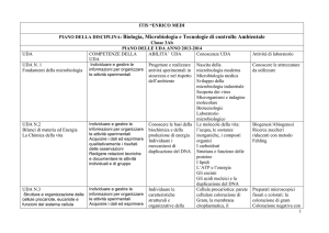 Biologia, Microbiologia e Tecnologie di controllo Ambientale