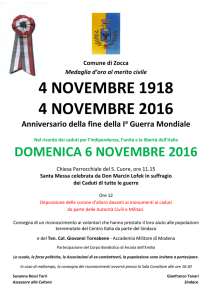 4 novembre 1918 4 novembre 2016