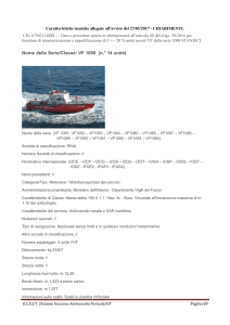 Caratteristiche tecniche allegate all`avviso del 27