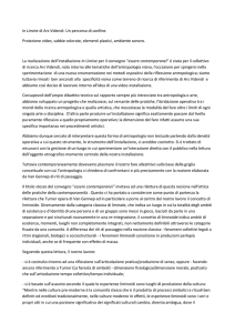 In Limine di Ars Videndi. Un percorso di confine. Proiezione video
