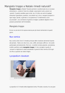 Mangiato troppo a Natale rimedi naturali?
