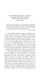 Un saggio di Giuliano Cannata sull`“era della diminuzione”