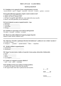 Invalsi cl. 1 quesiti grammaticali.doc