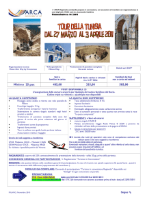 Comunicato Tour della Tunisia