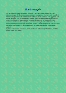 Il microscopio