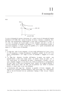 Il monopolio - Ateneonline