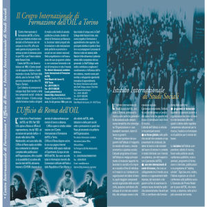 Istituto Internazionale di Studi Sociali Il Centro Internazionale