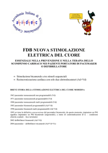 FDB NUOVA STIMOLAZIONE ELETTRICA DEL CUORE