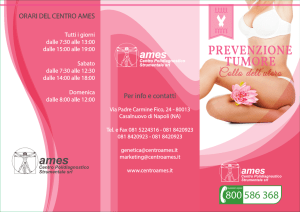 PREVENZIONE TUMORE