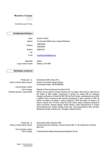Musolino Cristina - Università degli Studi di Messina