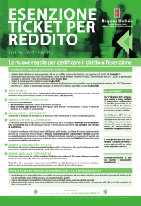 Esenzione ticket