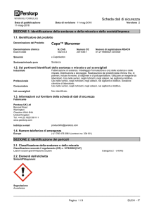Scheda dati di sicurezza Capa™ Monomer