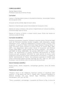 CURRICULUM BREVE Rodrigo Míguez Núñez