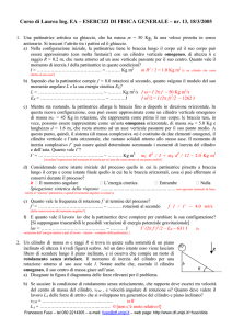 soluzioni - Dipartimento di Fisica