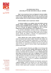 sclerosi multipla una malattia dei giovani e delle donne